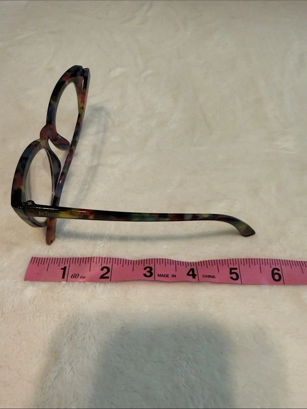 Betsey Johnson Multicolor Cat-Eye Glasses